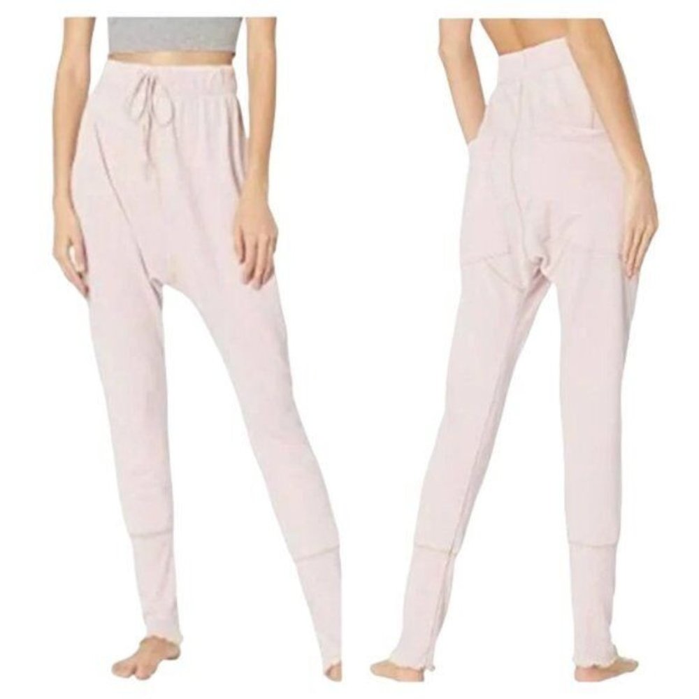Free People Cozy All Day Harem Leggings Daytime Fireworks Pink